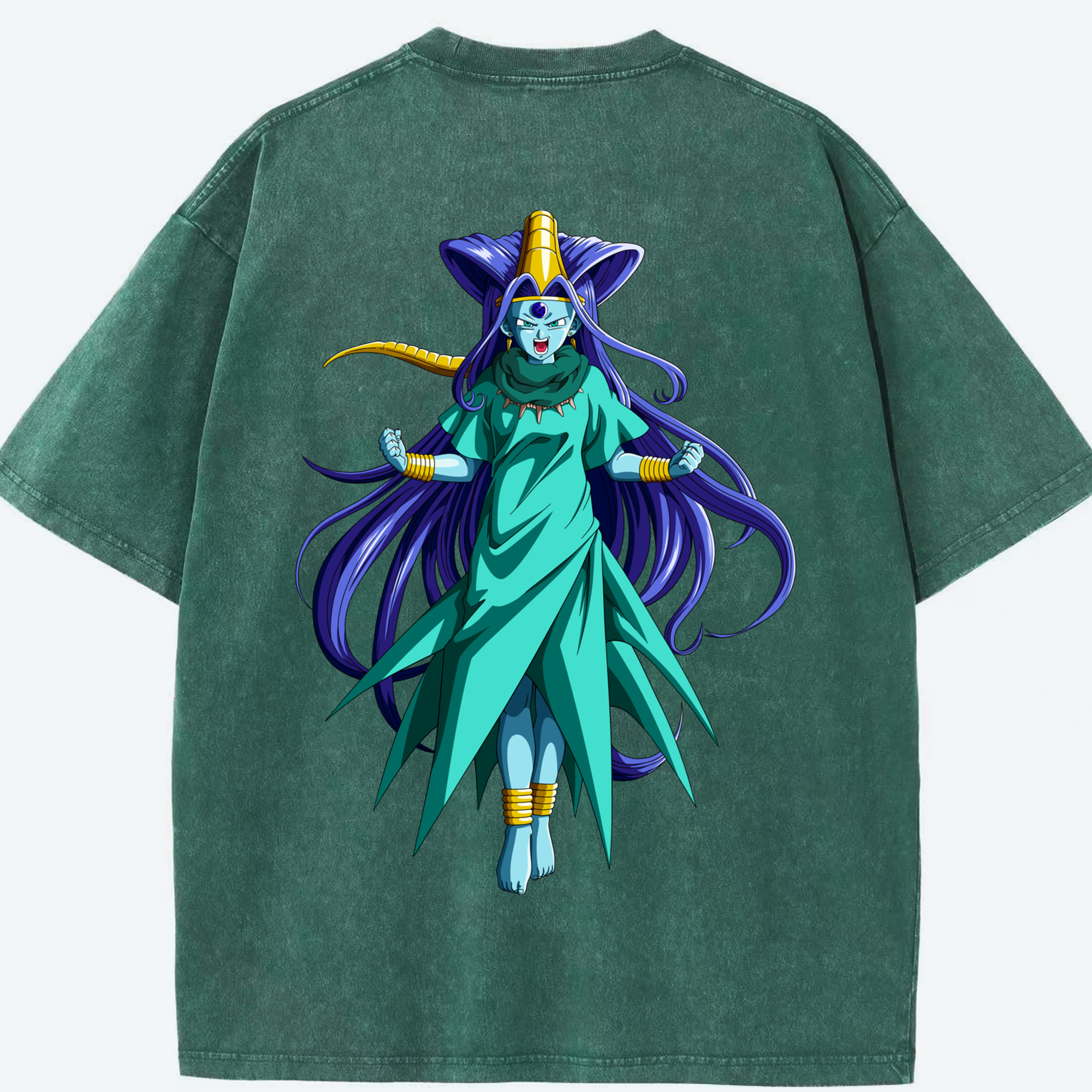 （画像用） ドラゴンボール DRAGON BALL 綿100% ヴィンテージ風 半袖Tシャツ（背面プリント）